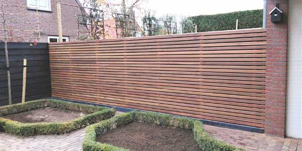 Afsluitingen - Houten tuinschermen