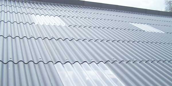 Golfplaten als dakbedekking