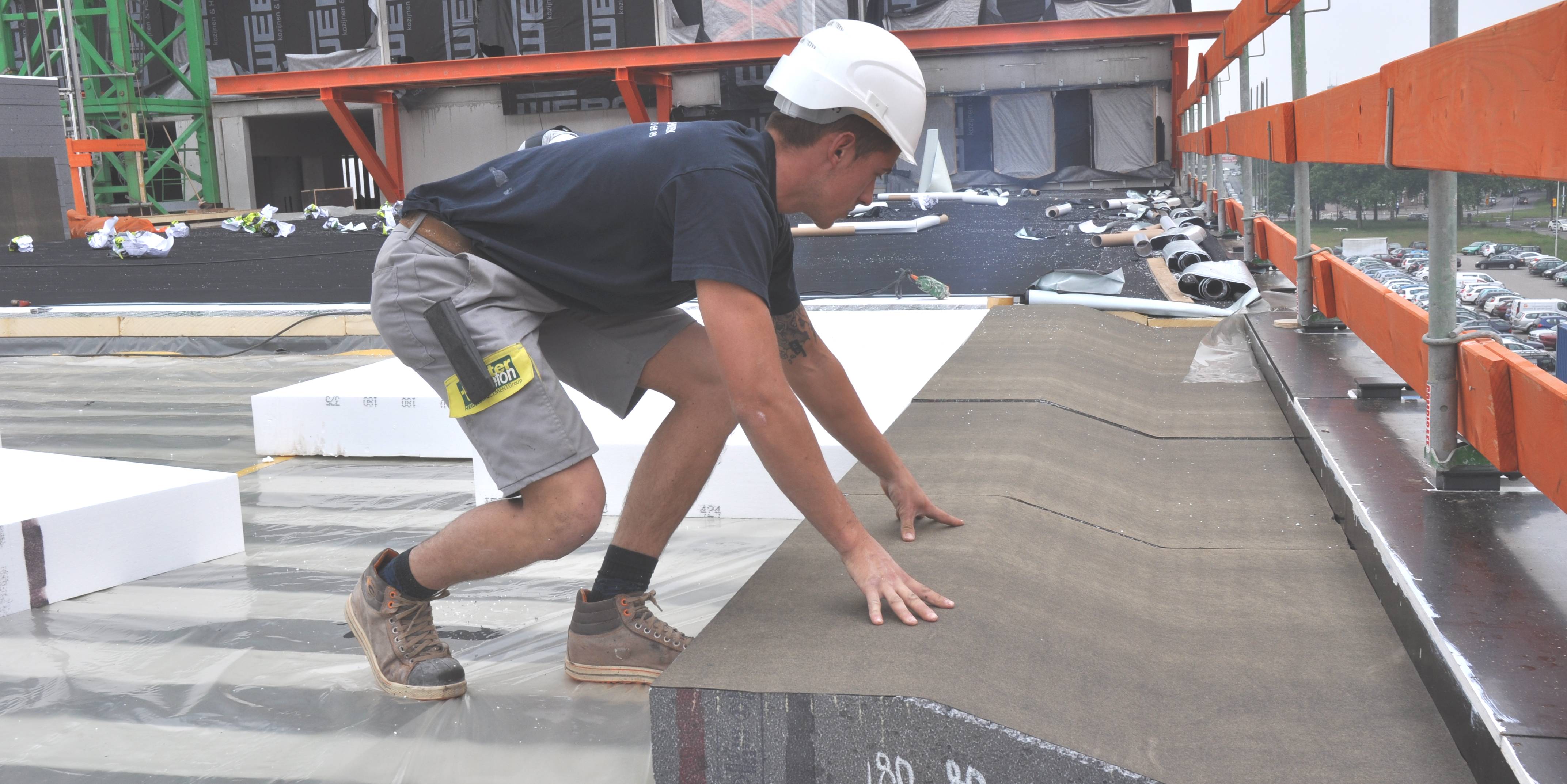 isoleren dak bij branden roofing