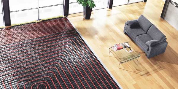 Vloerverwarming - droog systeem